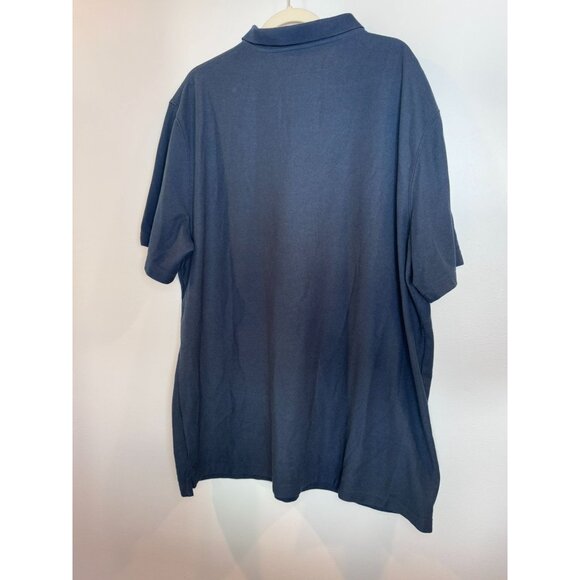 Carhartt Mens 2XL Tall Navy Collared Polo Shirt Original Fit Cotton Blend - Picture 3 of 3